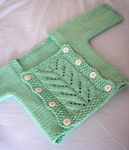knit cardi for baby