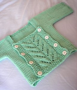 knit cardi for baby