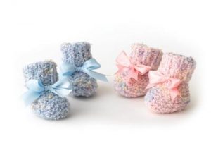 2-needle-baby-booties-pattern