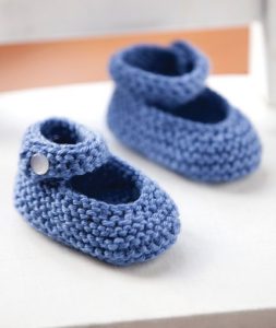 Free Baby Knitted Booties