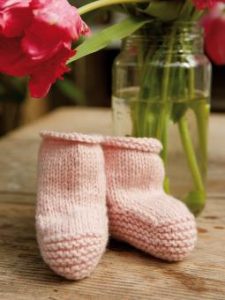 Free Baby Knitted Booties