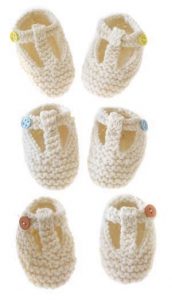 free baby booties patterns to knit