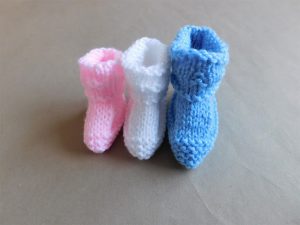 Charlie Baby Bootees free knitting pattern