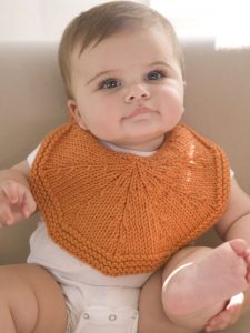 free baby bib knit pattern