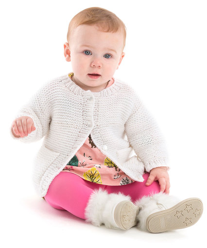 Year-Round Baby Cardigan Baby Knit