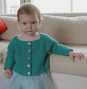 Haiku Free Baby Cardigan Knit Pattern