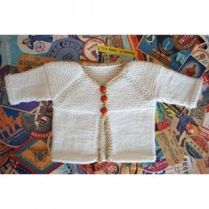 Hello Baby Cardigan Free Knitting Pattern