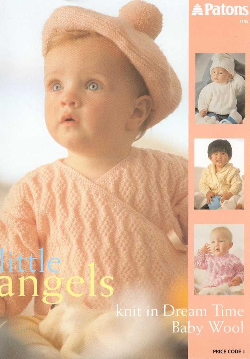 Patons Little Angels Baby Cardigan Free Knit Pattern Booklet