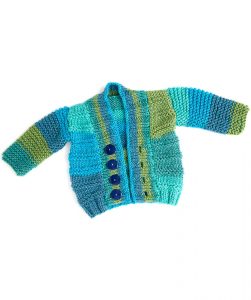 Soft Essentials Knit Baby Cardigan Free Pattern