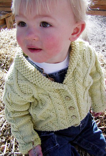 Cabled Baby Cardigan Patterns Archives - Free Baby Knitting