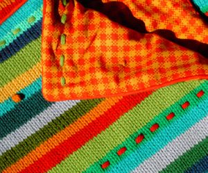 Wild Stripes Baby Blanket Free Knitting Pattern