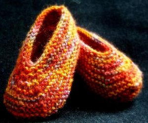 Baby Slippers Free Knitting Pattern