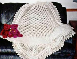 Free Loop Baby Blanket Knitting Pattern