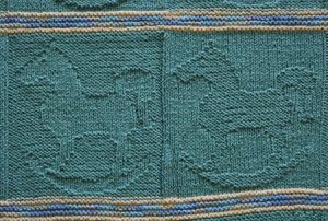 Free Rocking Horse Baby Blanket Knitting Pattern