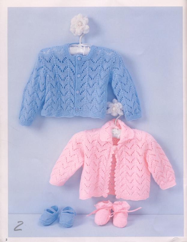 Patons_baby_with_love Free knitting pattern for baby cardigans