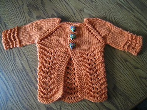 Over 10 Lovely Free Lace Cardigan Baby Knitting Patterns - Free Baby ...