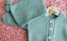Back to Basics Baby Cardi Free Knitting Pattern