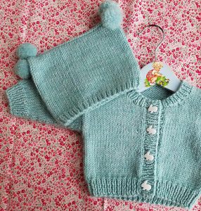 Back to Basics Baby Cardi Free Knitting Pattern - Free Baby Knitting