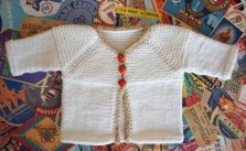 Hello Baby Cardigan Free Knitting Pattern
