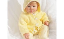 Hooded Baby Jacket Free Knitting Pattern