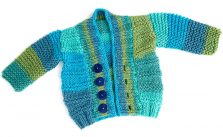 Soft Essentials Knit Baby Cardigan Free Pattern