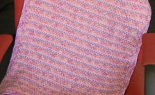 Easy Slip Stitch Baby Blanket Knitting Pattern Free