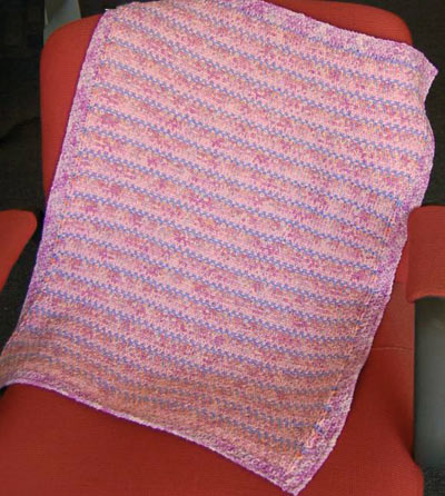 Easy Slip Stitch Baby Blanket Knitting Pattern Free Free