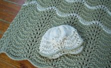 Organic Baby Wrapper Free Knit Pattern for Hat and Blanket