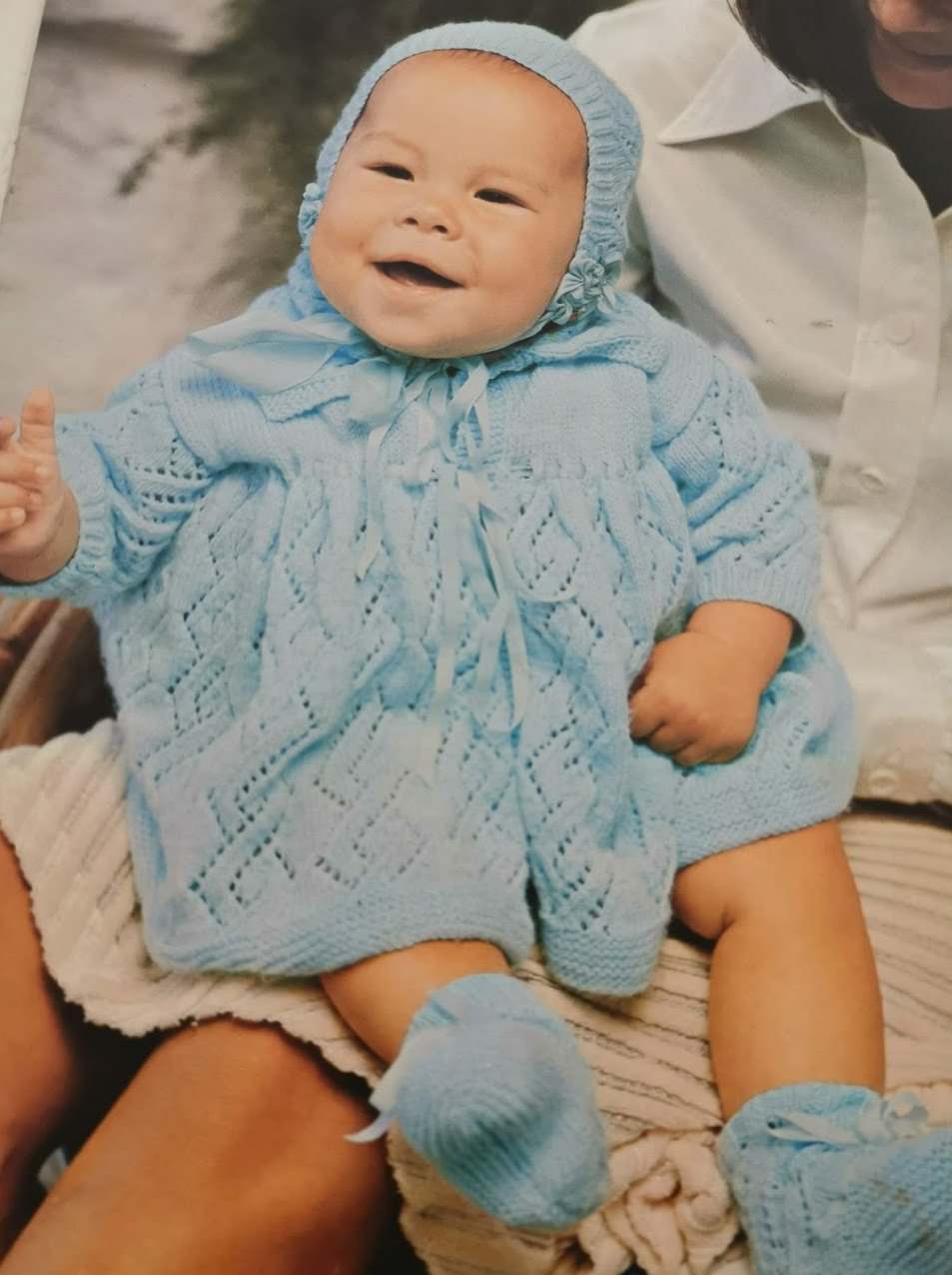 vintage baby set knitting pattern