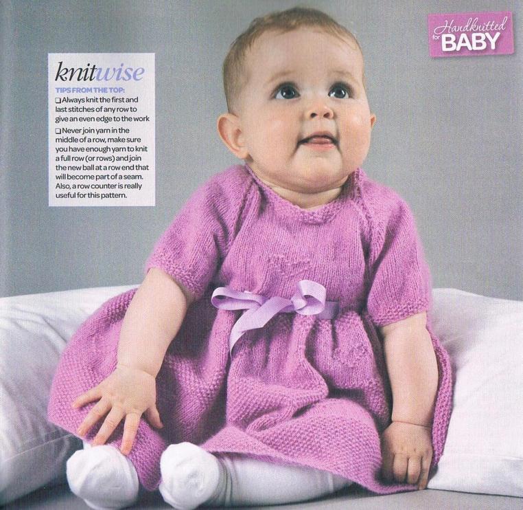 baby dress knitting pattern