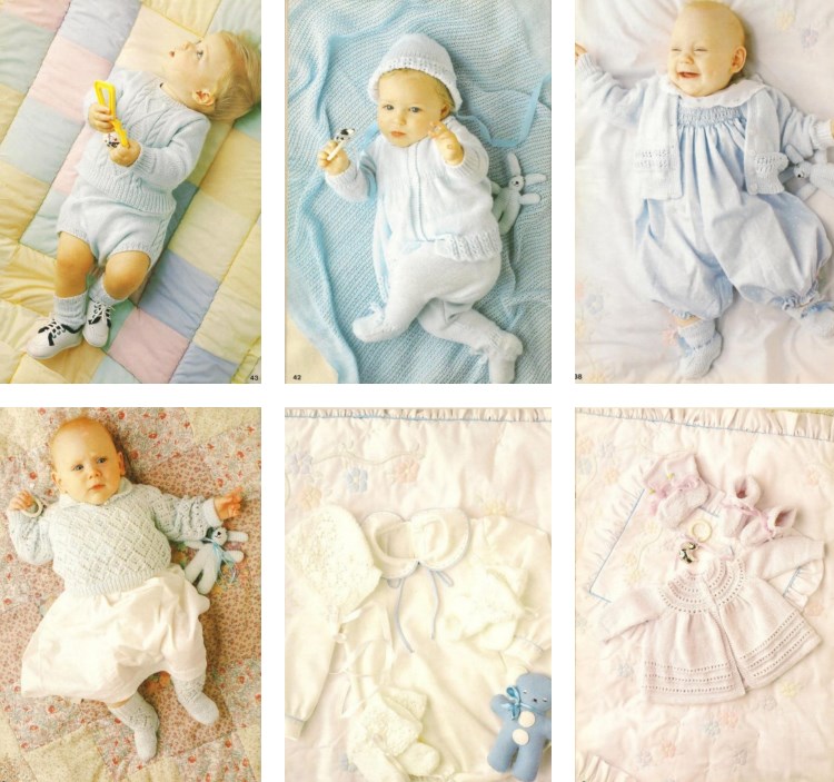 Baby knitting patterns layettes