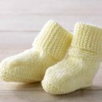 8ply baby booties free pattern