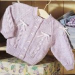 Free knitting pattern for a baby cardigan