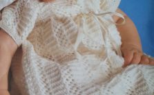 Free Pattern for a Baby Christening Dress with Matching Bonnet and Shoes