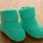 Free knitting pattern for garter stitch booties