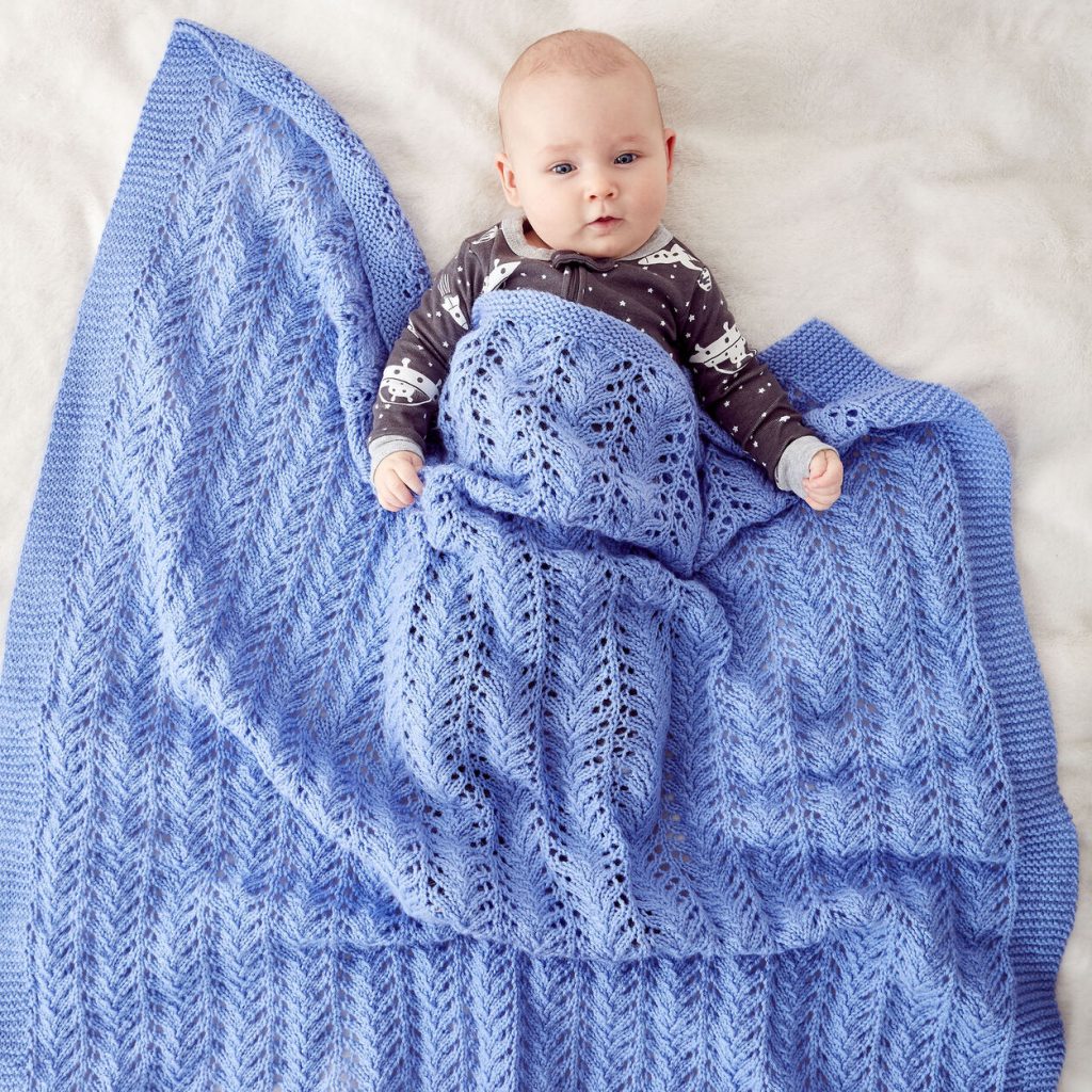 4 Row Repeat Baby Blanket Knitting Patterns Quick Knits Free Baby 