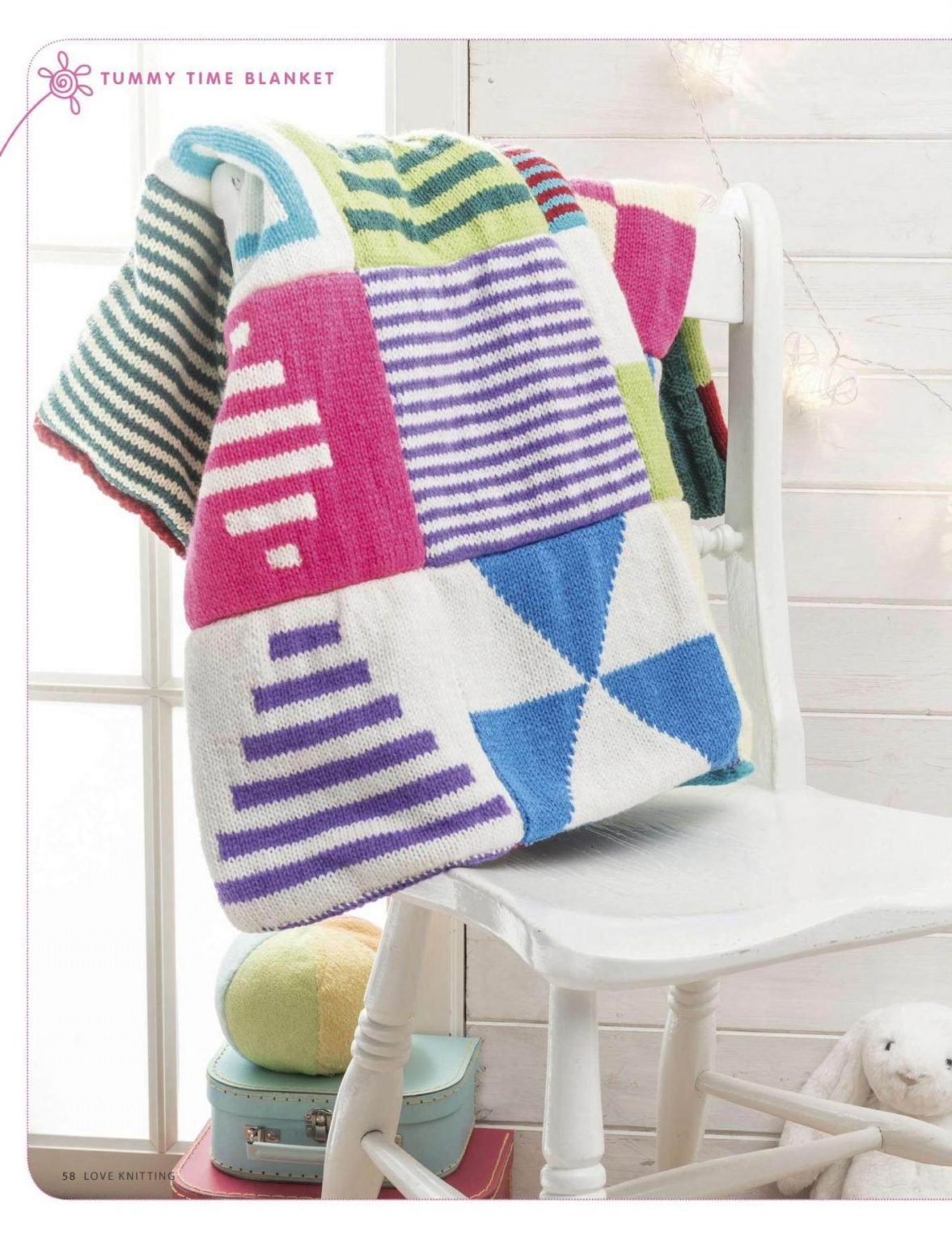 Block Baby Blanket Knitting Patterns Free Baby Knitting
