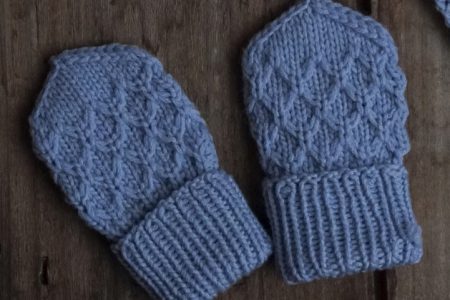 Free Knitting Pattern for Baby Mittens
