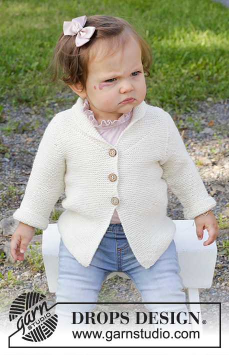 Free Knitting Pattern for Busy Lizzie Baby Jacket