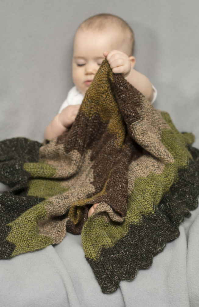 Ripple Baby Blanket Knitting Patterns free