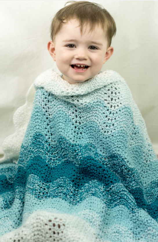 Ripple Baby Blanket Knitting Patterns